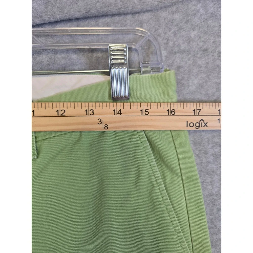 J.Crew Mens 32 Sage Green Cotton Straight Leg Chino Pants Preppy Classic